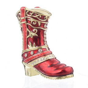 Red Musketeer Shoe trinket box Keren Kopal