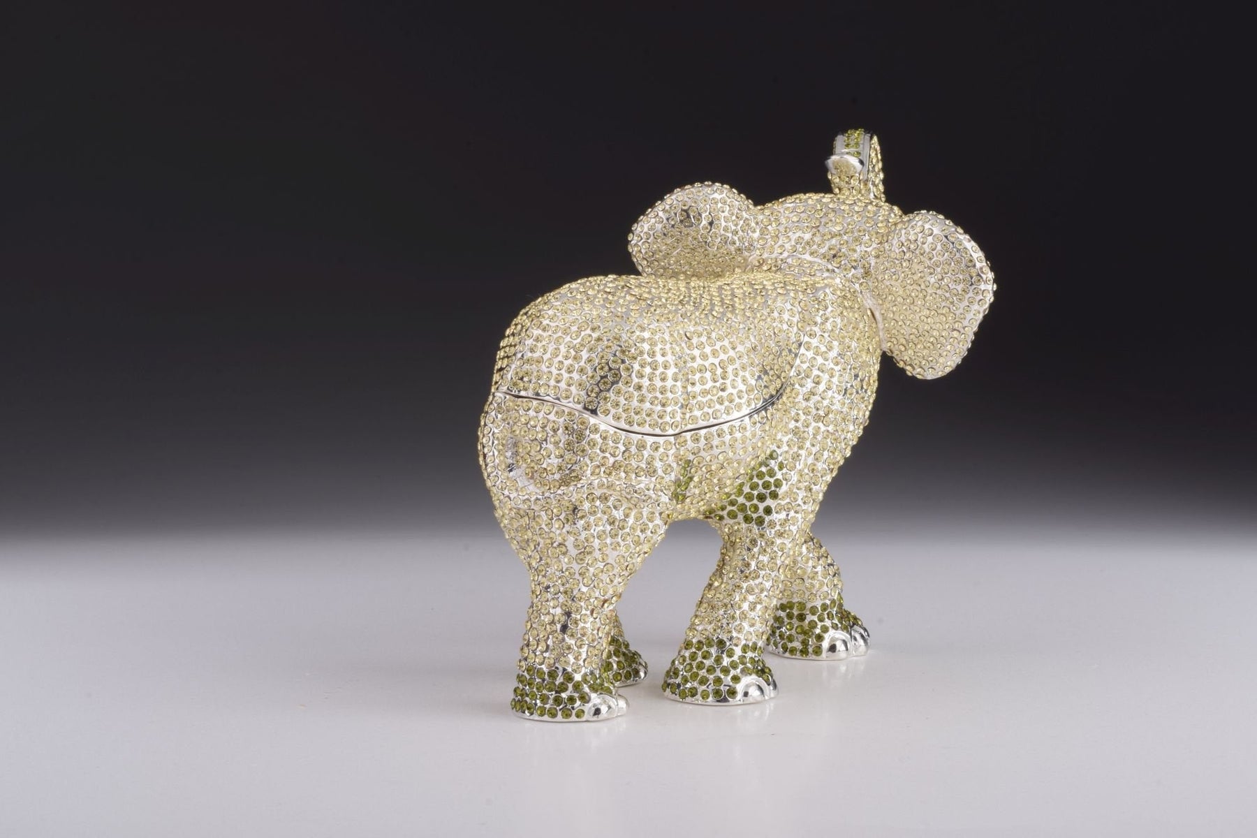 Silver Elephant trinket box Keren Kopal