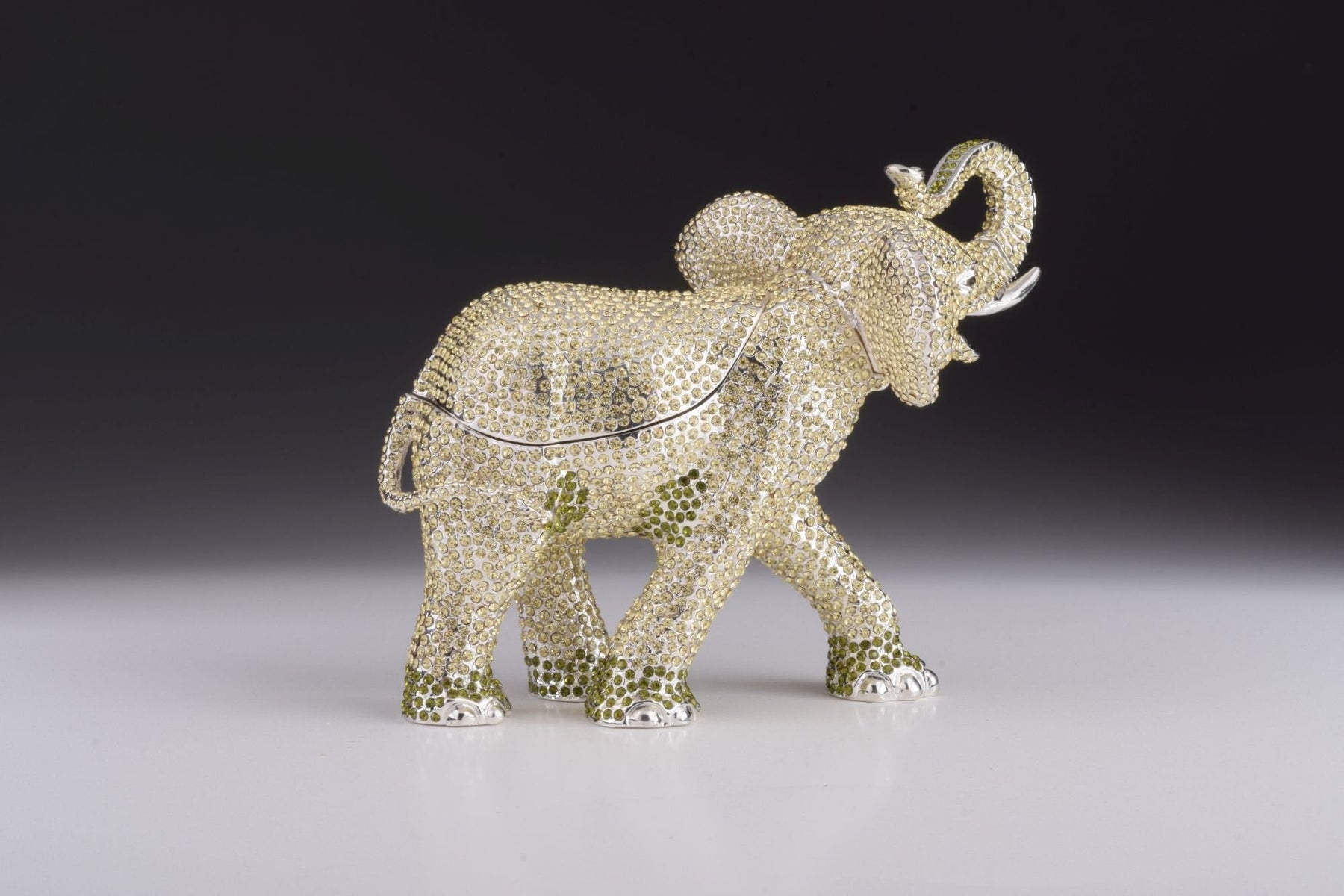 Silver Elephant trinket box Keren Kopal