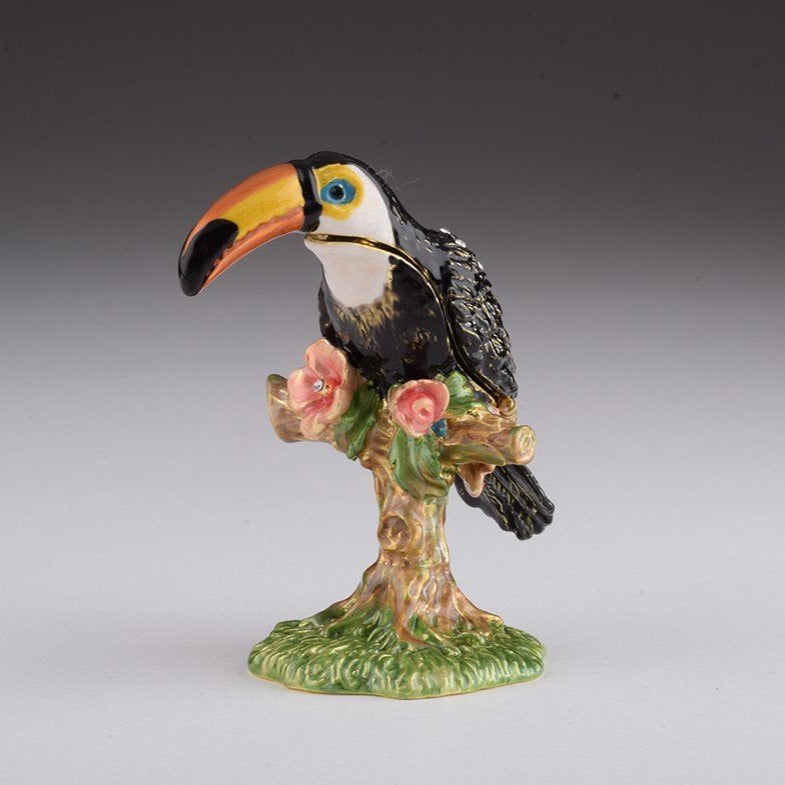 Toucan Bird trinket box Keren Kopal